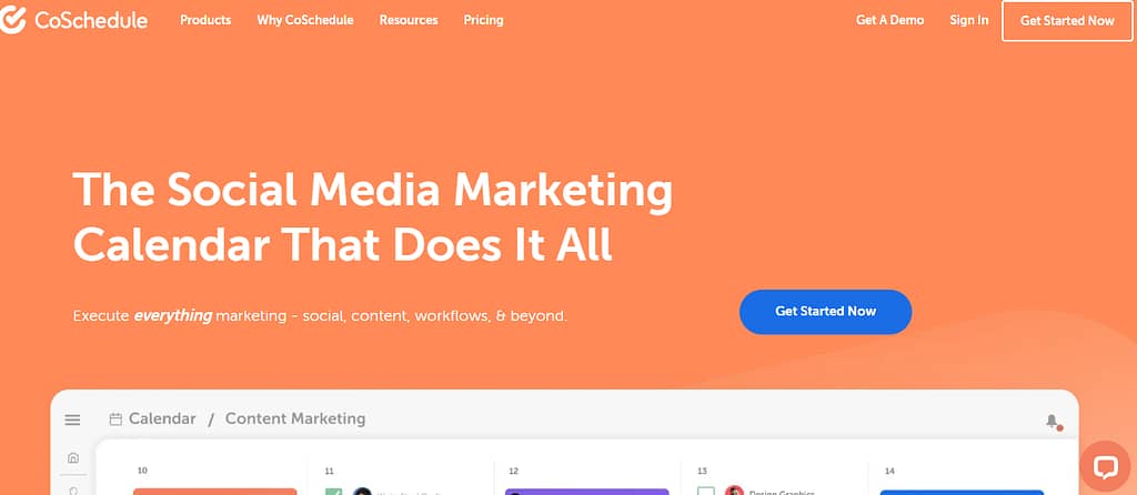 Coschedule content marketing tool