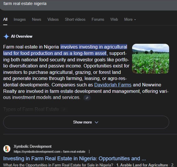 Farm Real Estate Nigeria